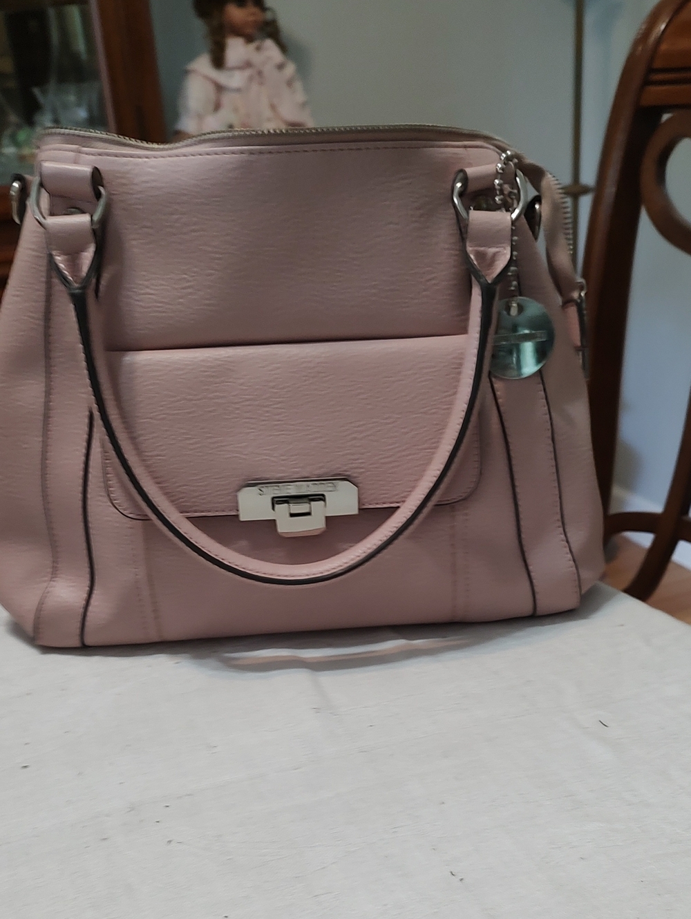 Steve Madden Bag with Detachable Heart Shaped Mirror Charm